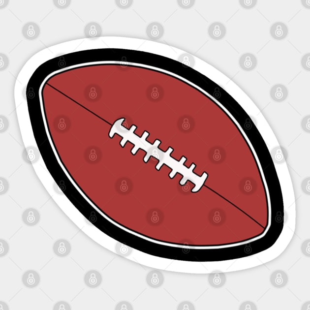 American Football Sticker Style Design Sticker by aaallsmiles